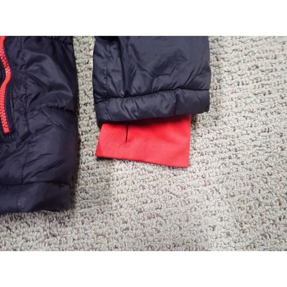 Spyder Puffer Jacket Kids Size L 14/16‎ Black Excellent Hooded Thumbhole Cuffs